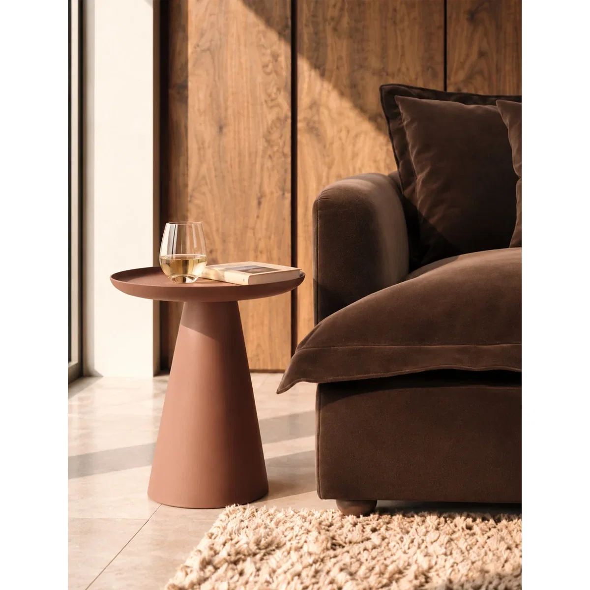 Cleo Side Table in putty – image 2