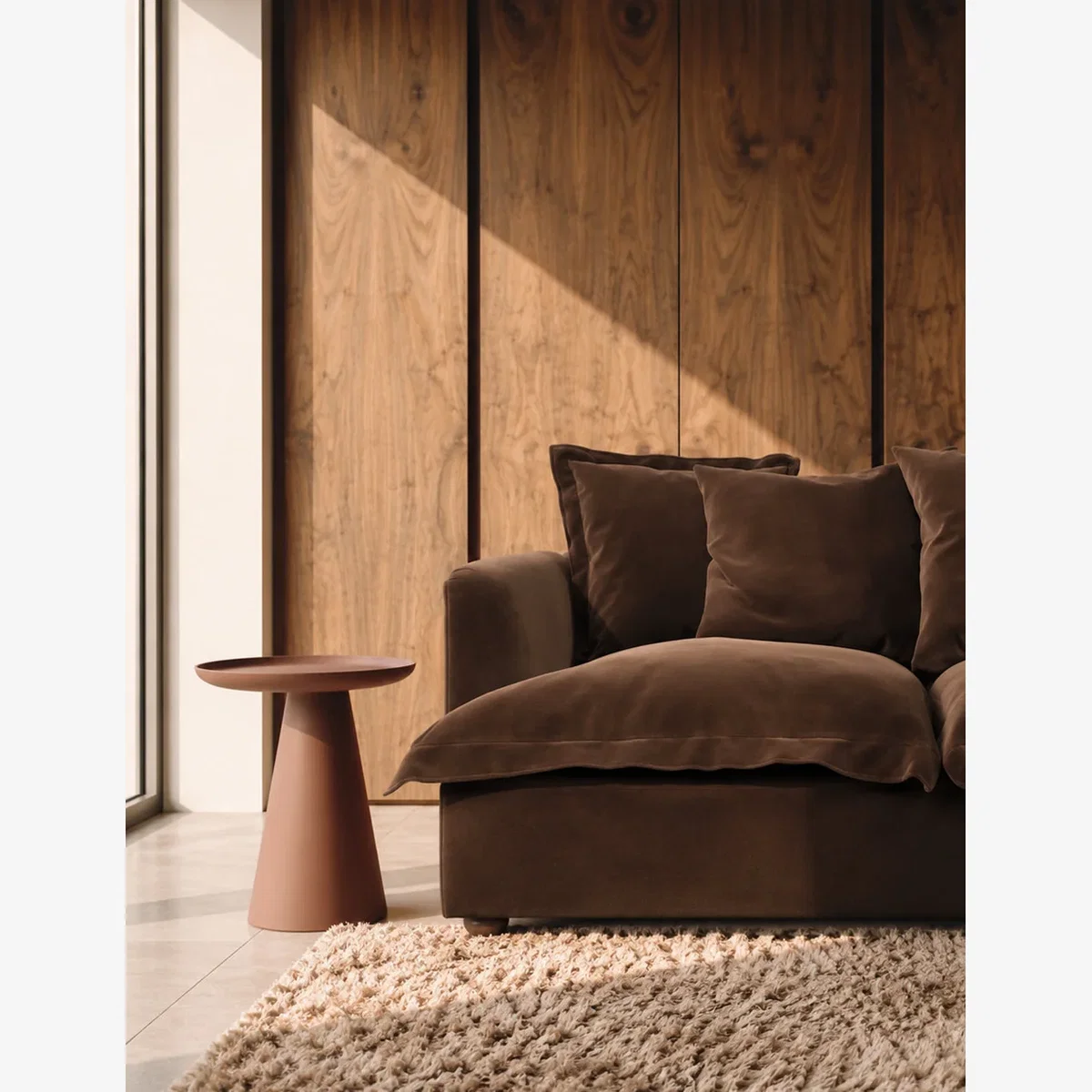 Cleo Side Table in putty – image 1