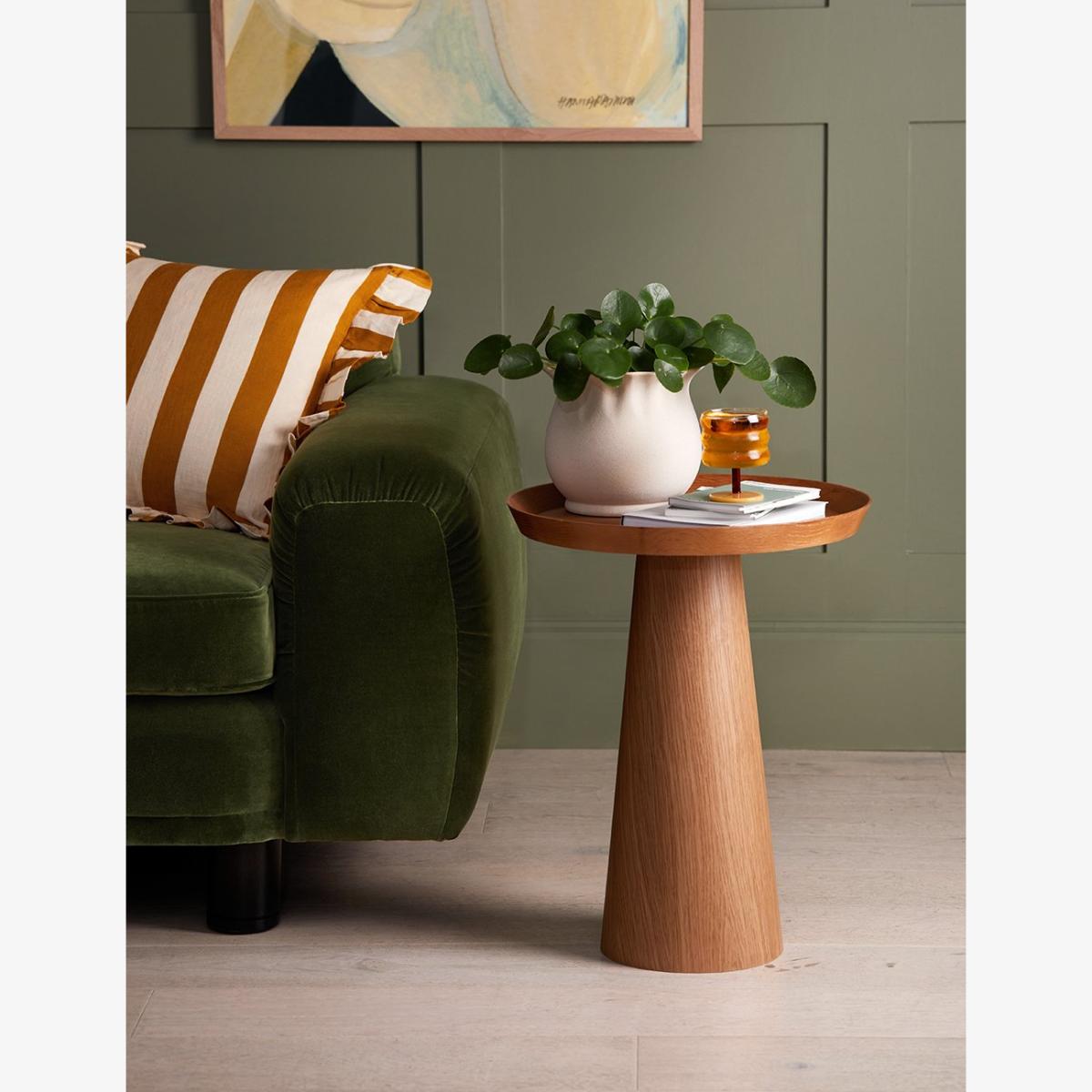 Wooden Tapered Side Table – image 1
