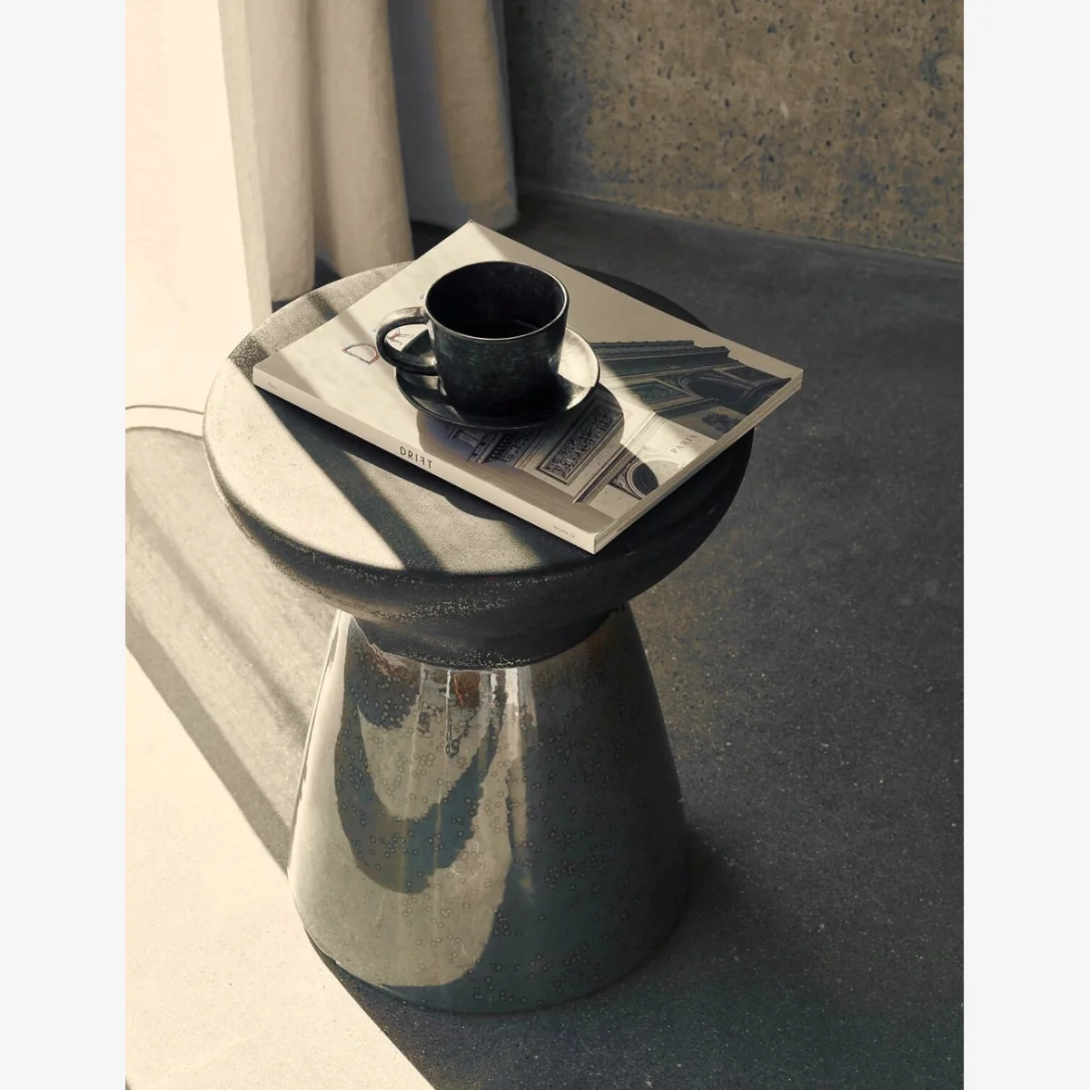 Pablo Green & Brown Side Table – image 1