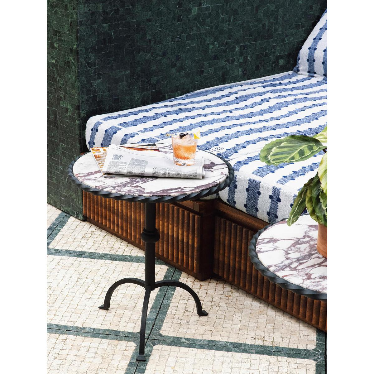Limited Edition Paris Side Table, Red Marble – image 7