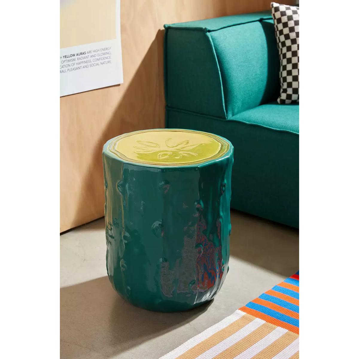 Pickle Side Table - Green ALL at Urban Outfitters – image 2