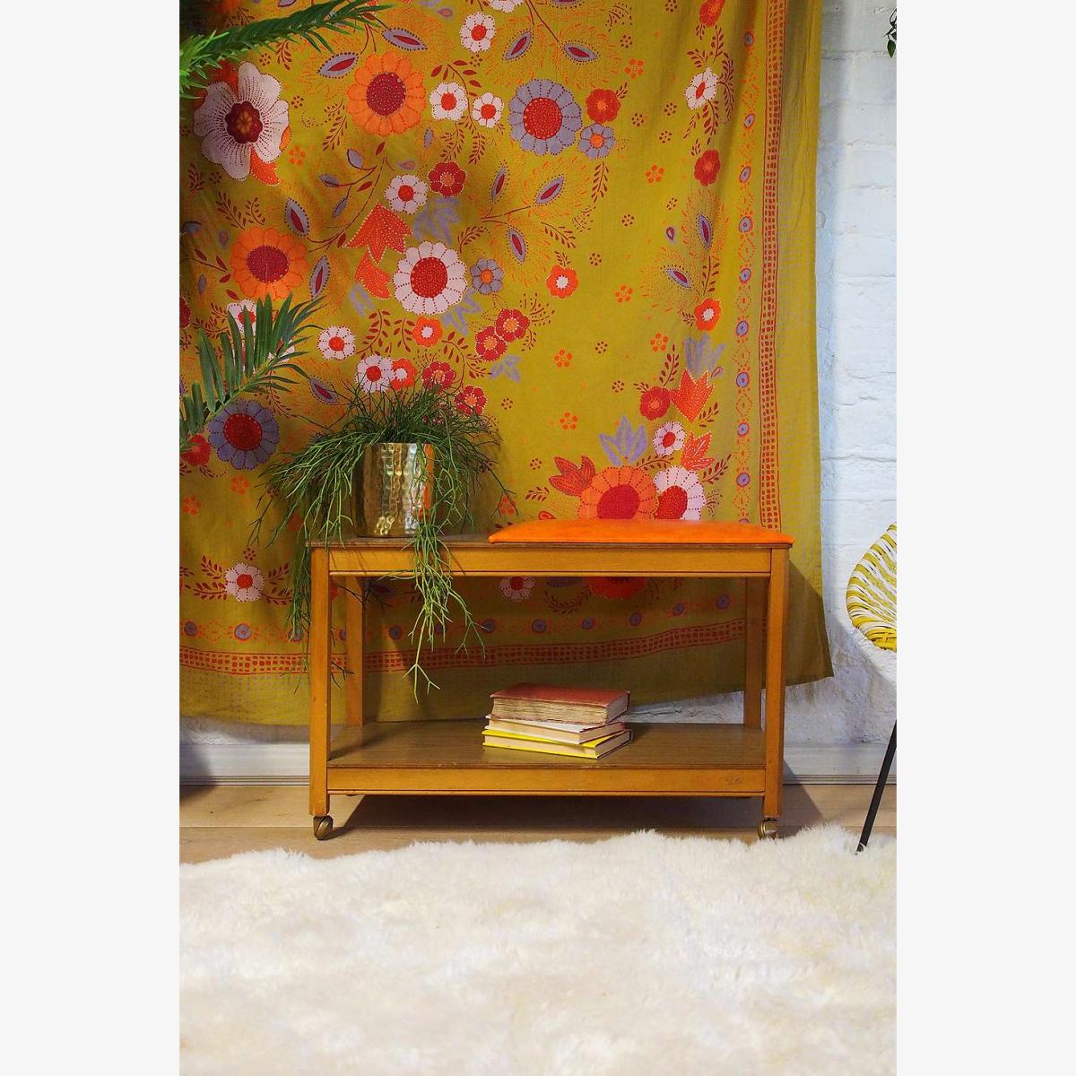 Urban Renewal Vintage 1970s Telephone Seat - Orange 47cm x 75cm x 31cm at Urban Outfitters – image 1