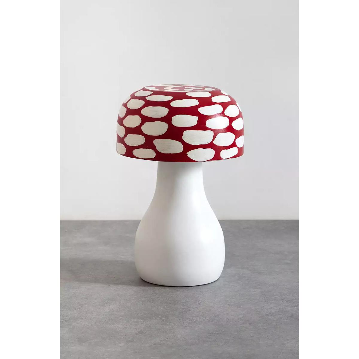 Mushroom Side Table - Red L: 35.5cm x W: 35.5cm x H: 54.5cm at Urban Outfitters – image 5