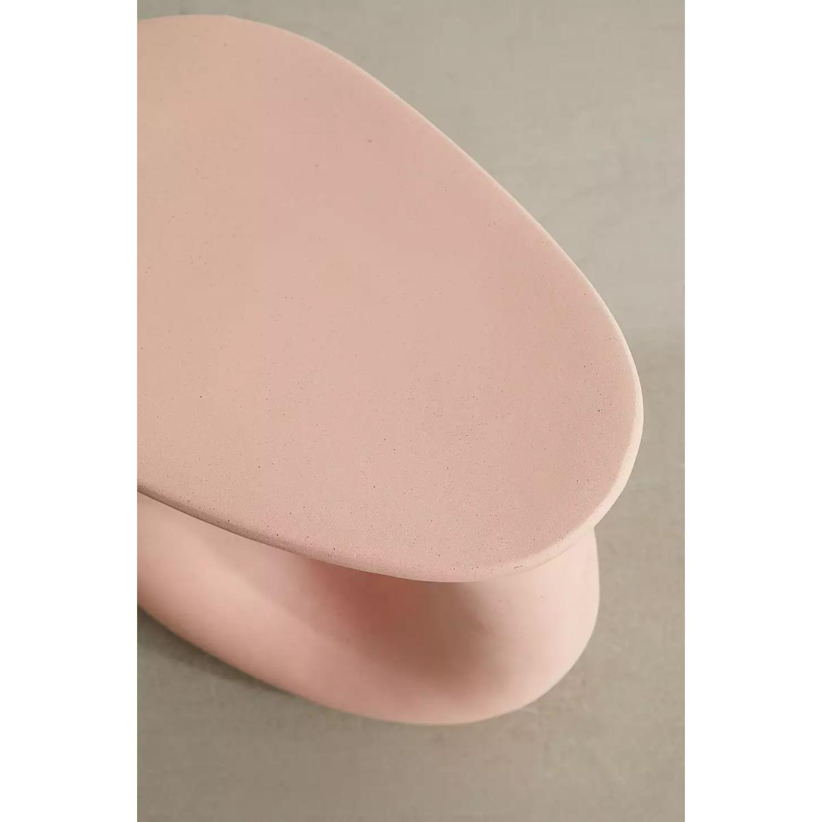 Urban Outfitters Pink Vera Ceramic Side Table - Pink L: 44.9cm X W: 29.9cm X H: 43.9cm – image 4