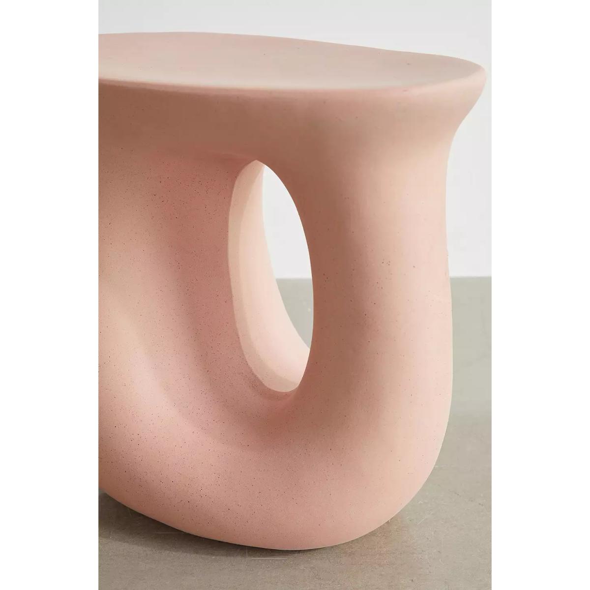 Urban Outfitters Pink Vera Ceramic Side Table - Pink L: 44.9cm X W: 29.9cm X H: 43.9cm – image 5