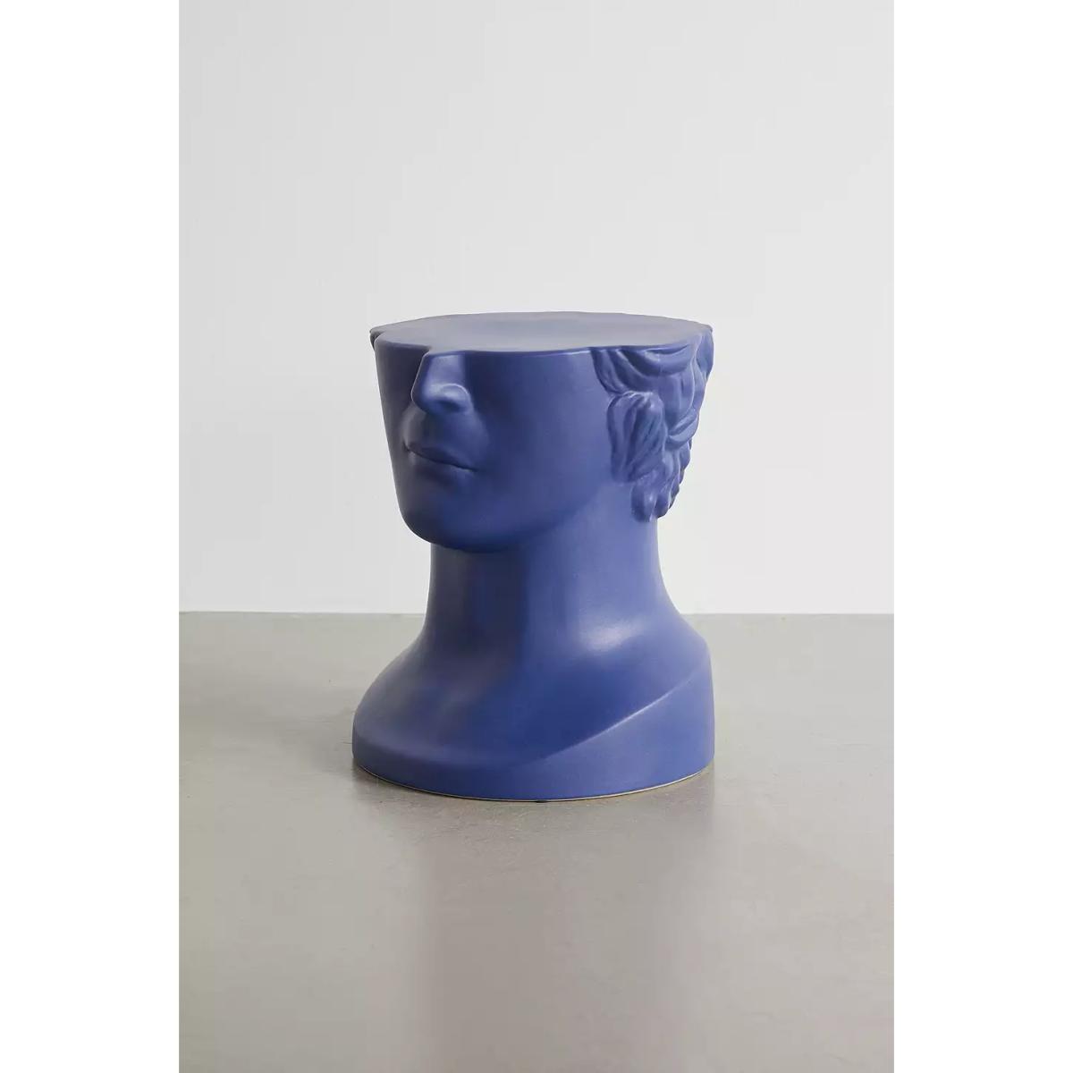 Urban Outfitters Bust Side Table - Blue D: 35.9cm x H: 46.1cm – image 3