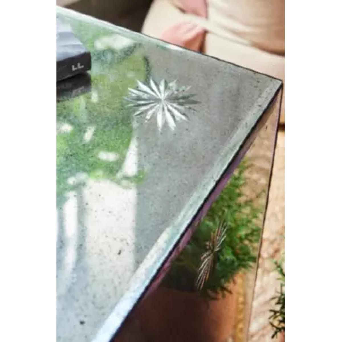 Mirrored Side Table - Silver 40.6cm x 40.6cm x 40.6cm at Urban Outfitters – image 5