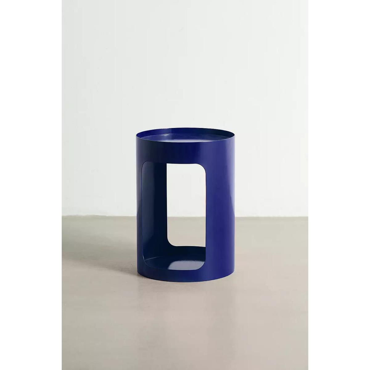 Orange Devon Side Table - Blue Dia: 29.84cm x H: 41.9cm at Urban Outfitters – image 3