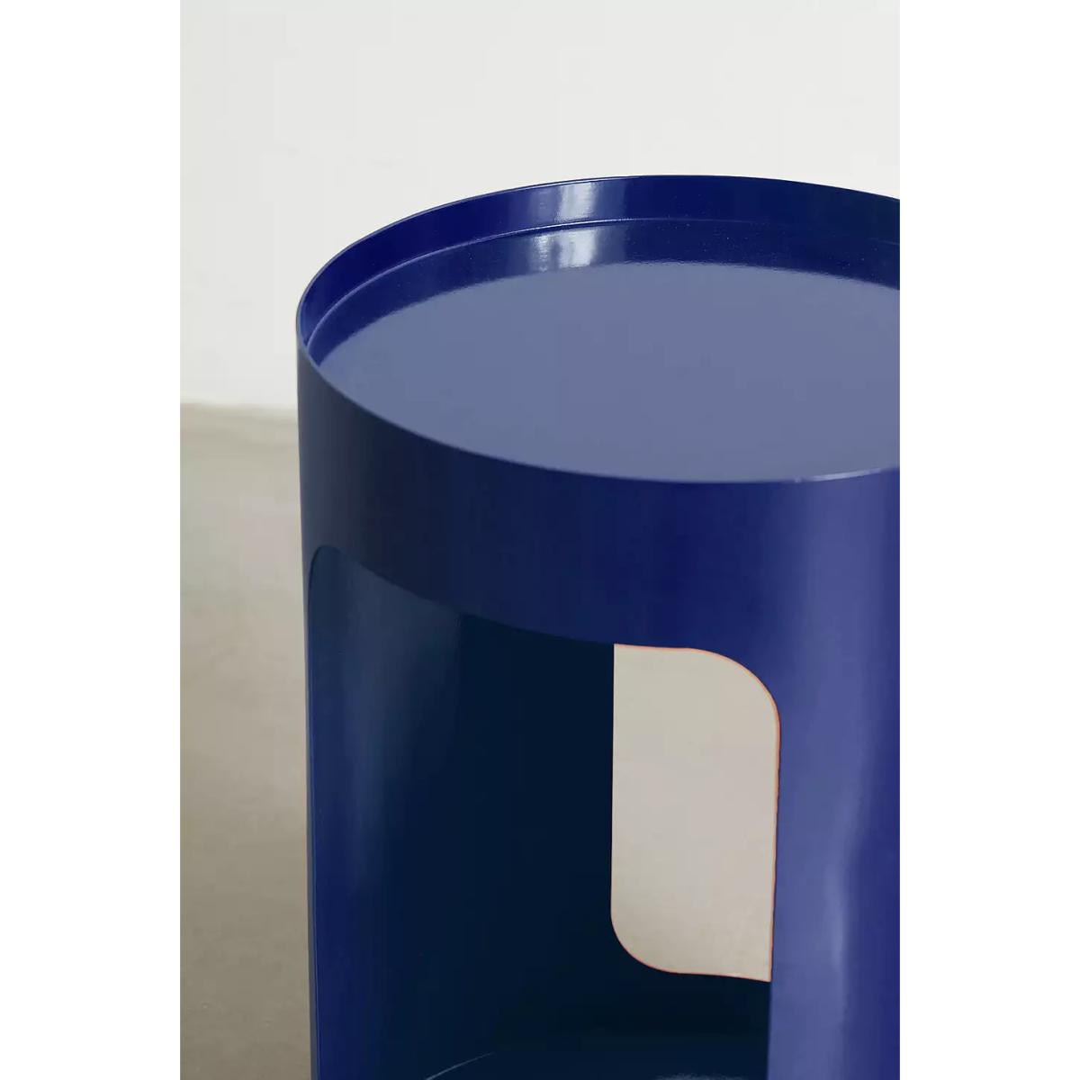 Orange Devon Side Table - Blue Dia: 29.84cm x H: 41.9cm at Urban Outfitters – image 4