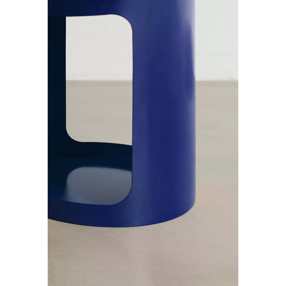 Orange Devon Side Table - Blue Dia: 29.84cm x H: 41.9cm at Urban Outfitters – image 5