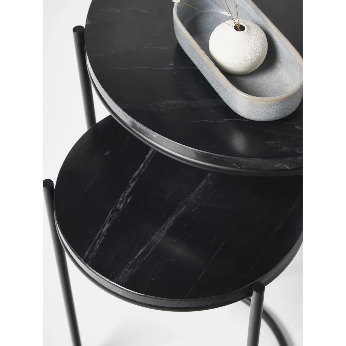 Marble Side Tables Ella, Set of 2 – image 3