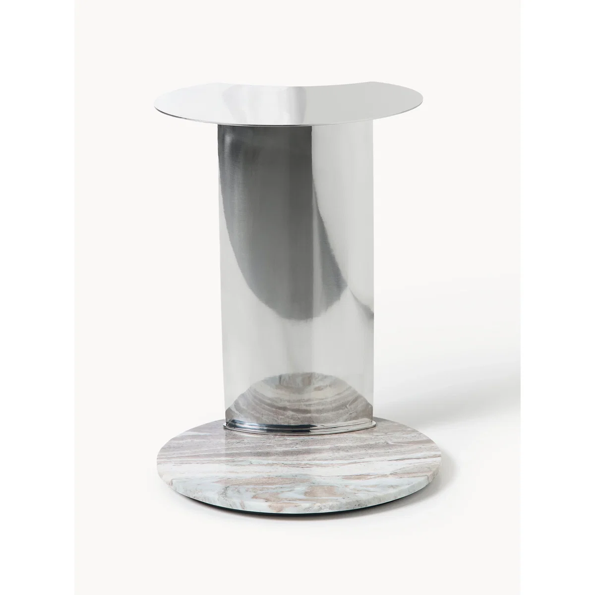 Round Side Table Kerrington with Marble Base – image 2