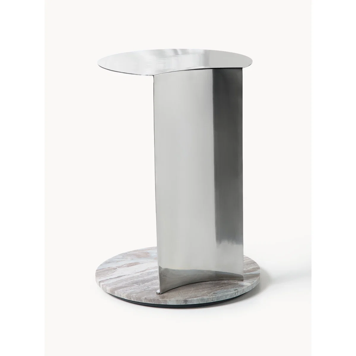 Round Side Table Kerrington with Marble Base – image 4