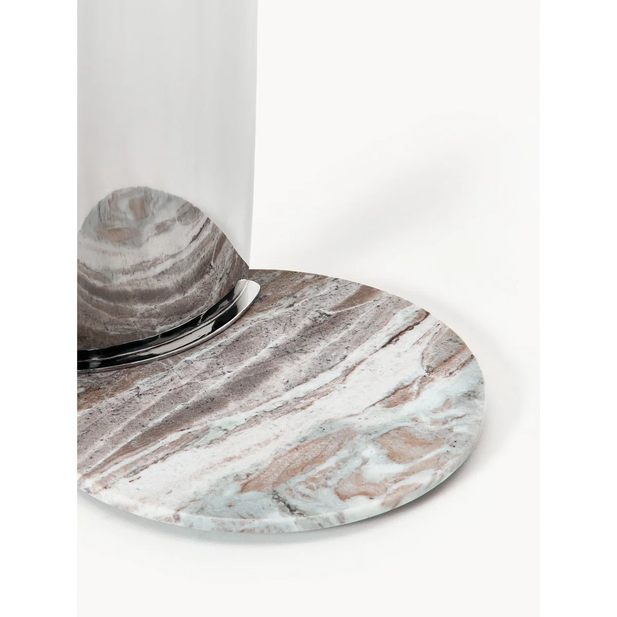 Round Side Table Kerrington with Marble Base – image 7