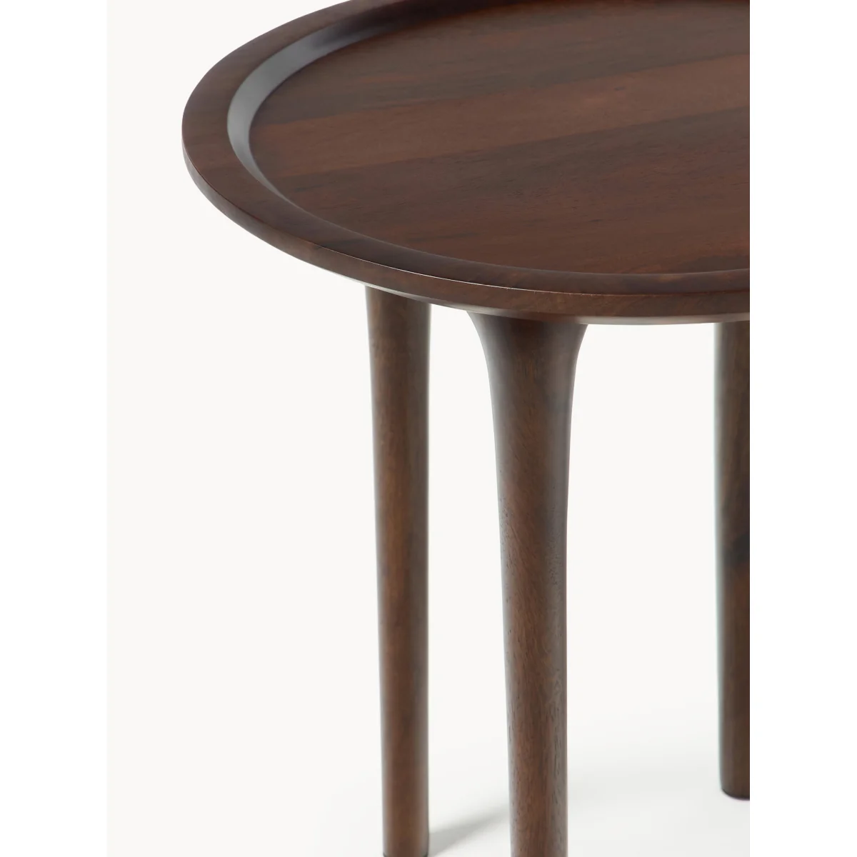 Round Mango Wood Side Table Jeani – image 3