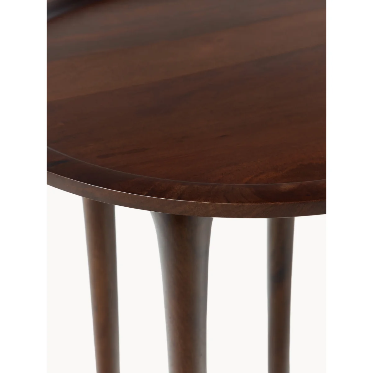 Round Mango Wood Side Table Jeani – image 4