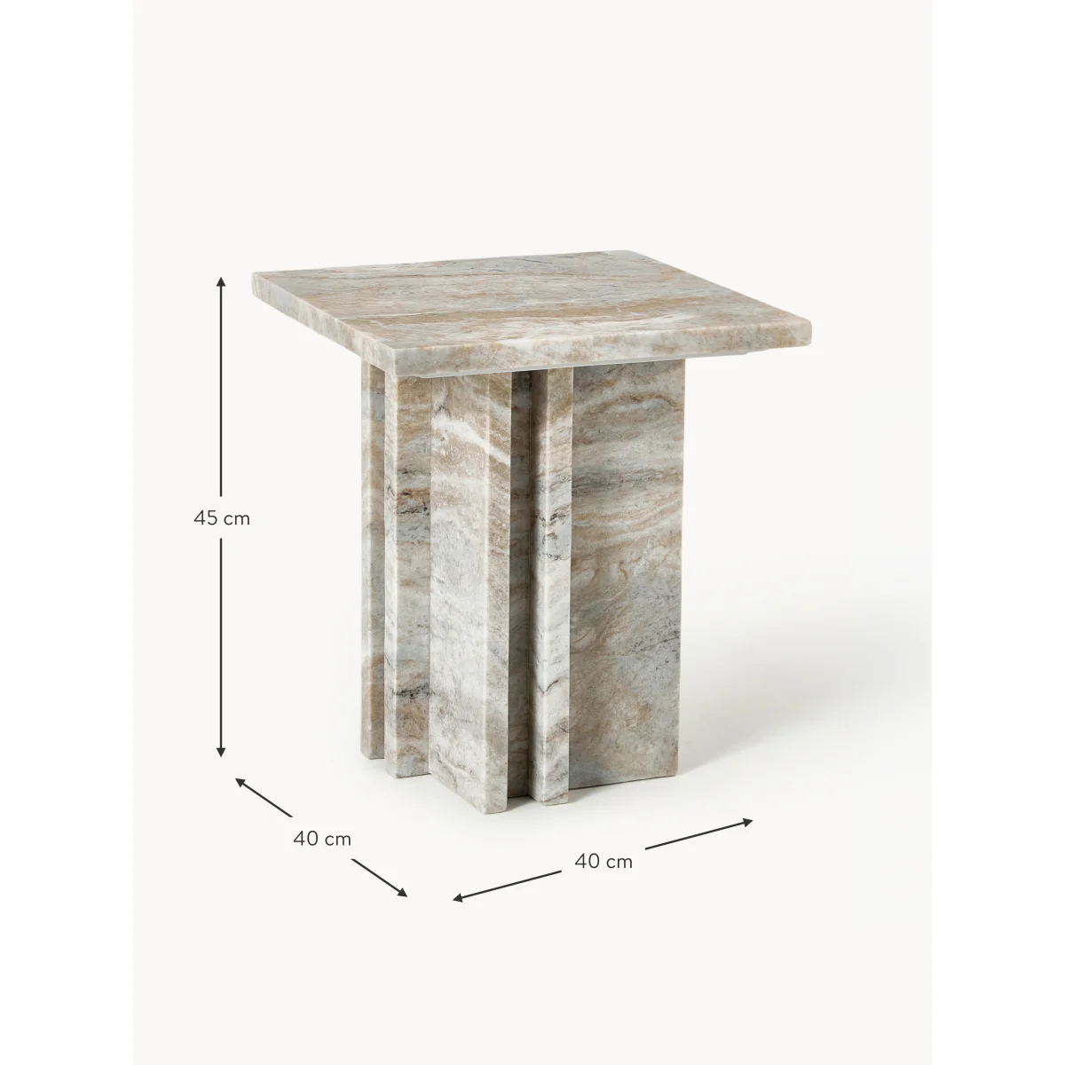 Marble Side Table Selene – image 6