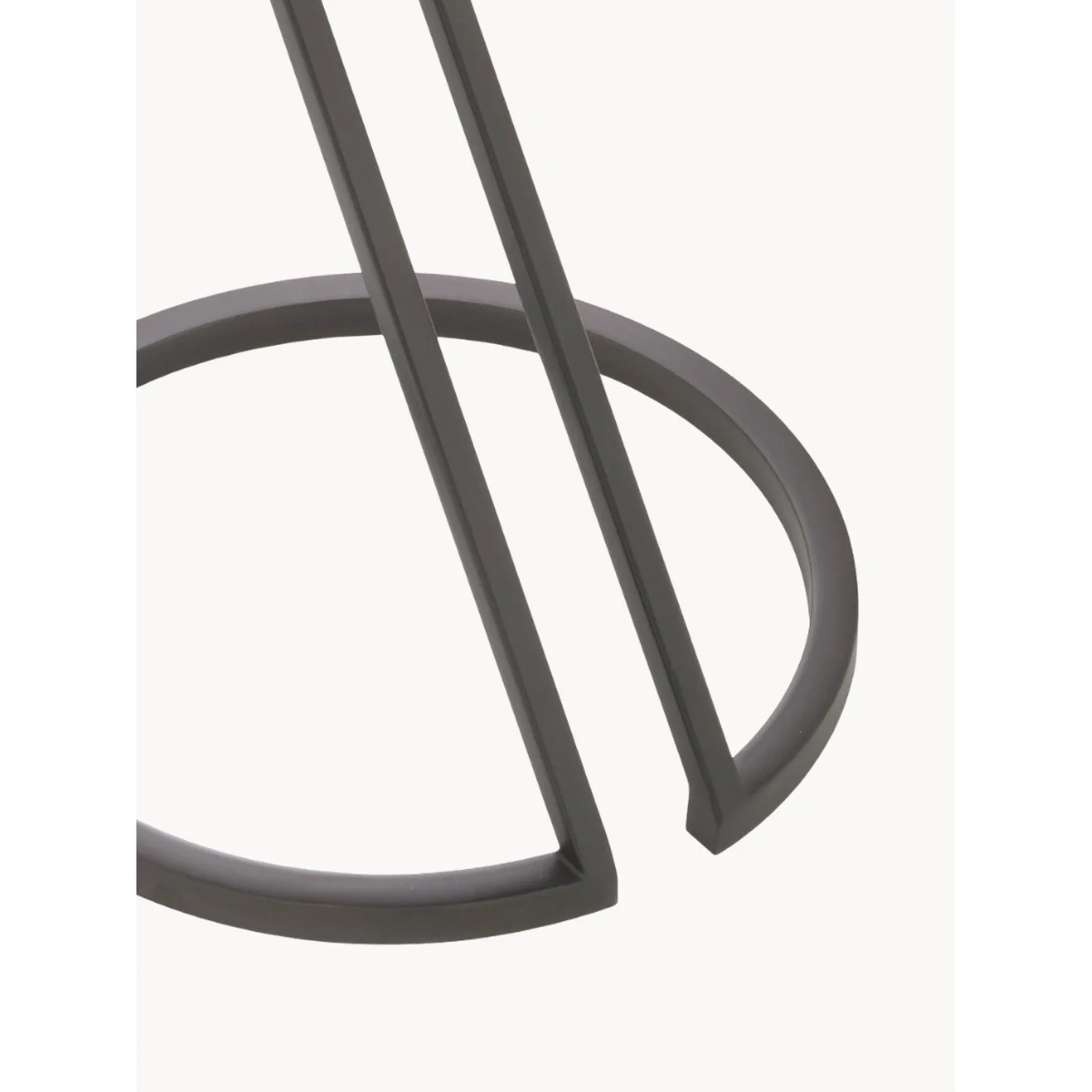 Round Side Table Falcone with Glass Top – image 5