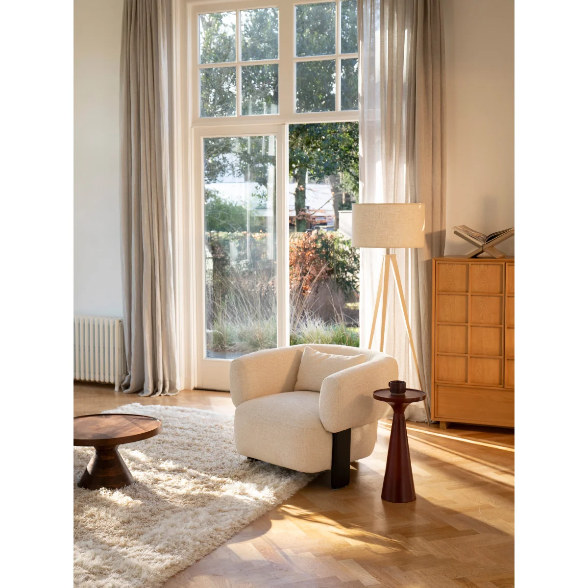 Round Metal Side Table Floss – image 5