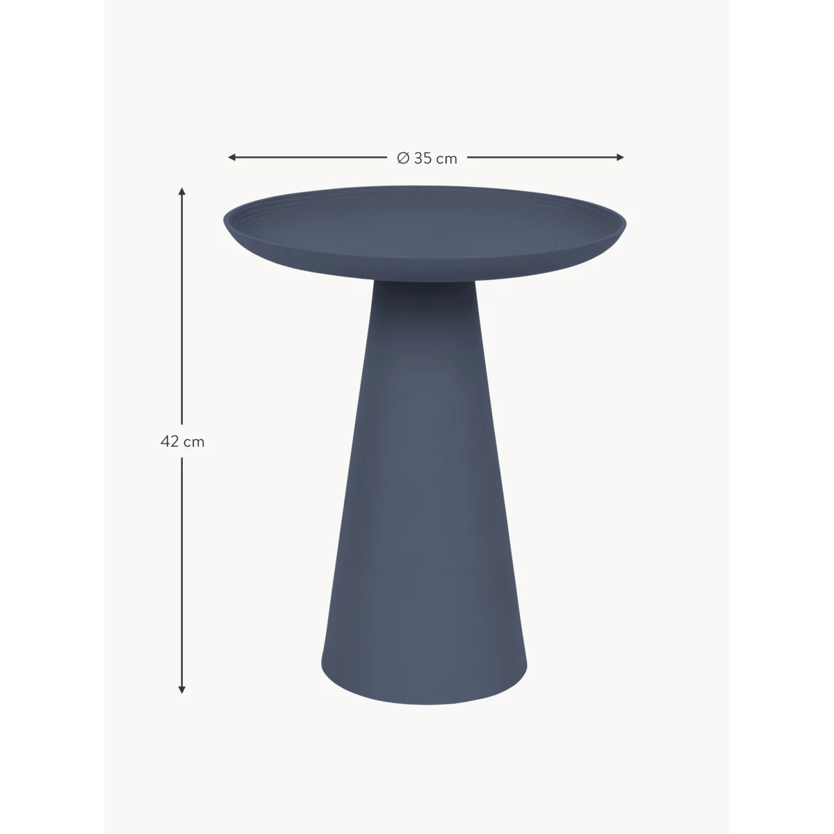 Round Metal Side Table Ringar – image 2