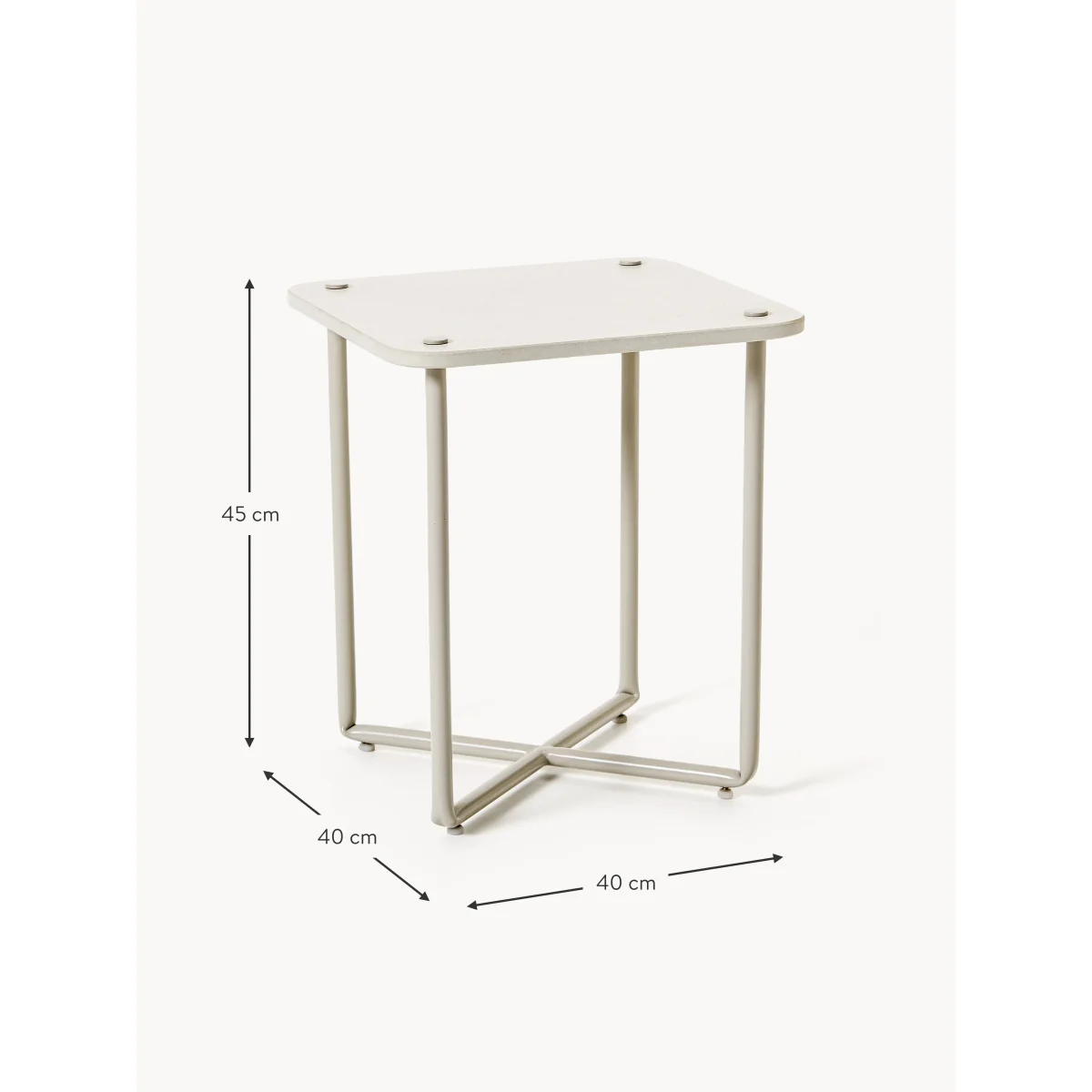 Side Table Cassius with Engineered Marble Top – image 5