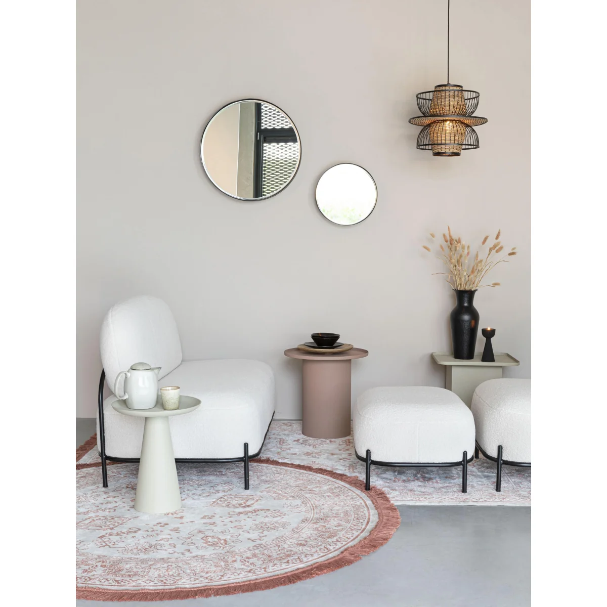 Round Metal Side Table Sverre – image 2