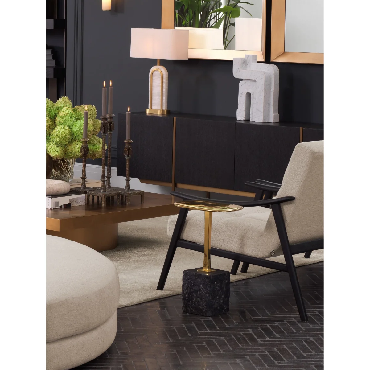 Side Table Kayan with Granite Base – image 2