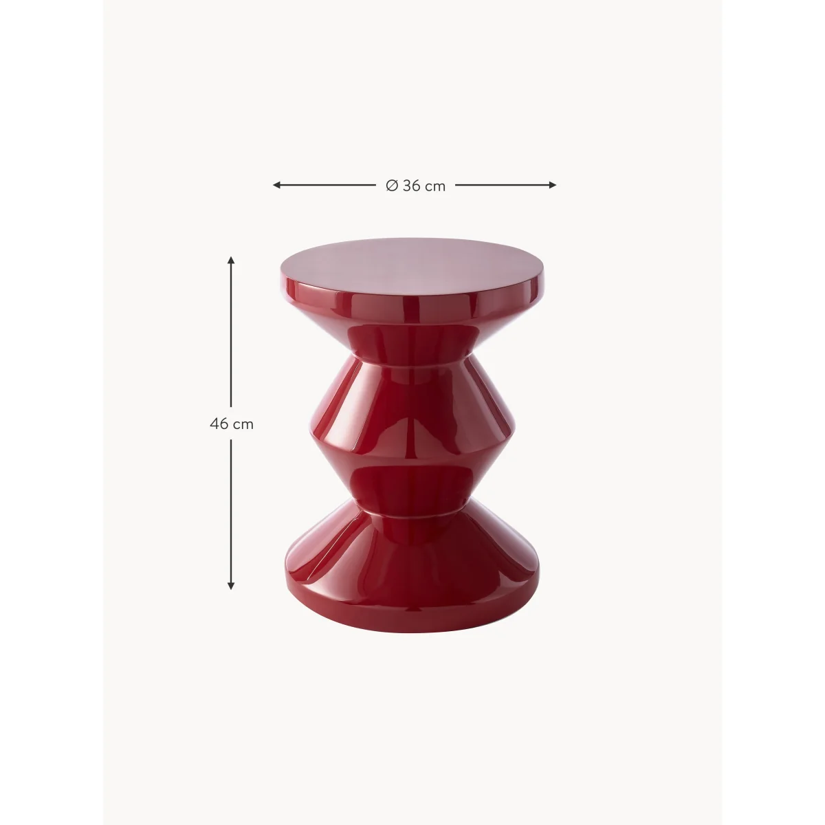 Round Side Table Zig Zag – image 5