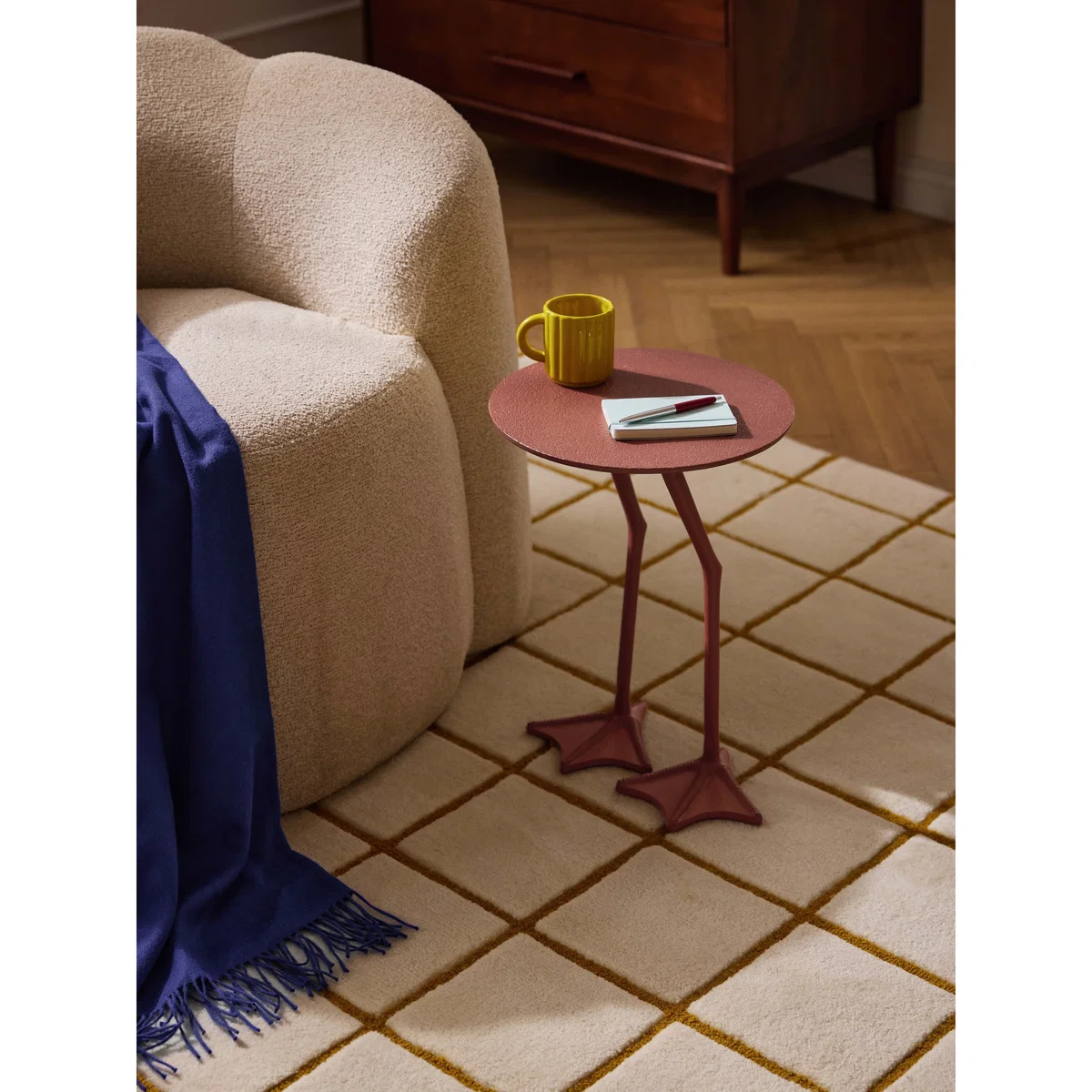 Decorative Metal Side Table Duck – image 8