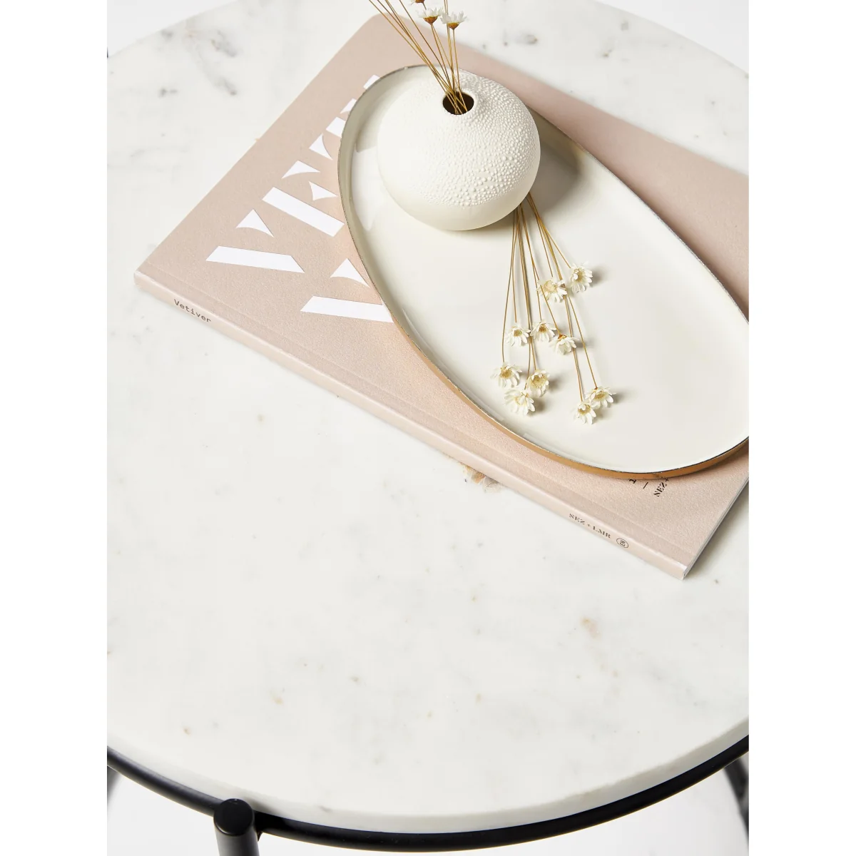 Round Marble Side Table Ella – image 3