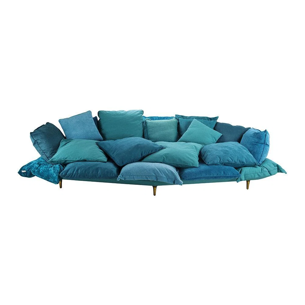Seletti - Comfy Upholstered Sofa - Turquoise – image 2