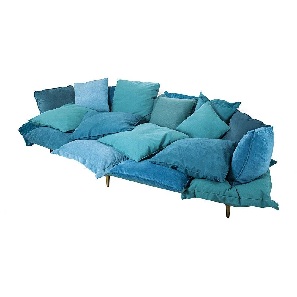 Seletti - Comfy Upholstered Sofa - Turquoise – image 6