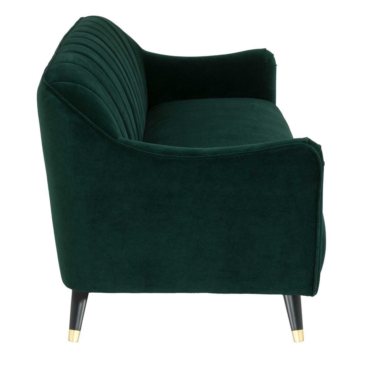 Lois 3 Seater Velvet Sofa – image 6