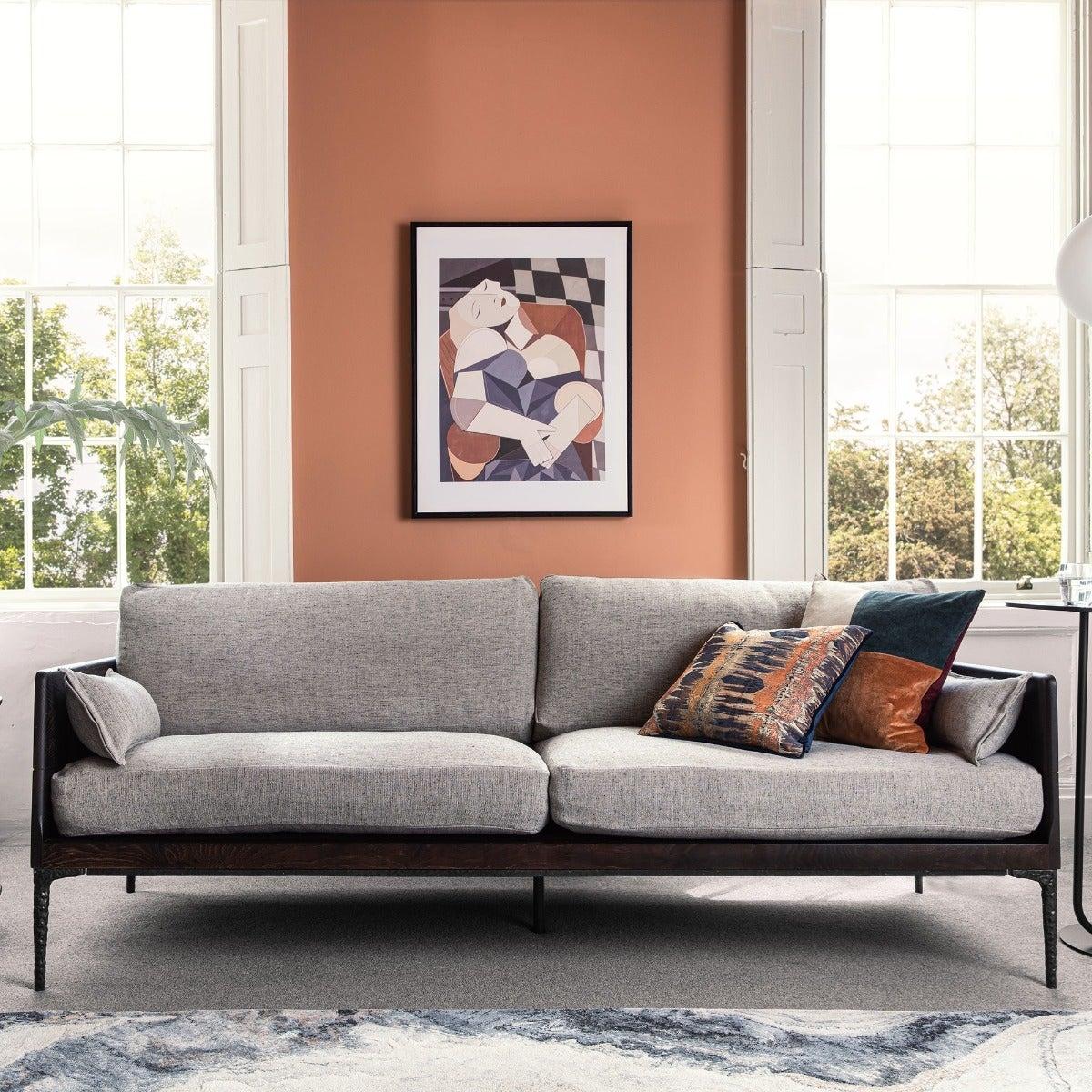 Bozan 3 Seater Sofa, Grey | Barker & Stonehouse – image 2