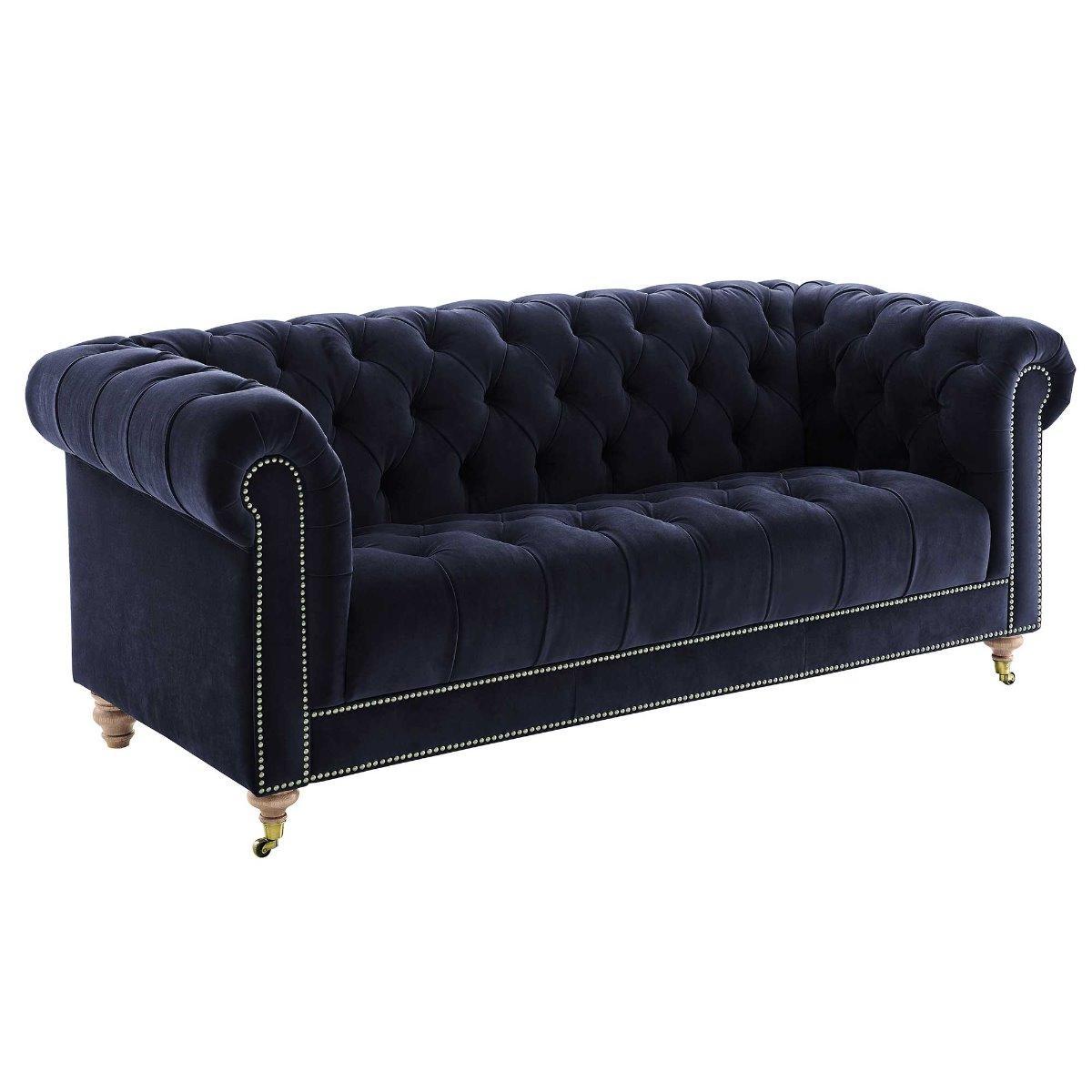 Ullswater Velvet 3 Seater Chesterfield Sofa – image 2