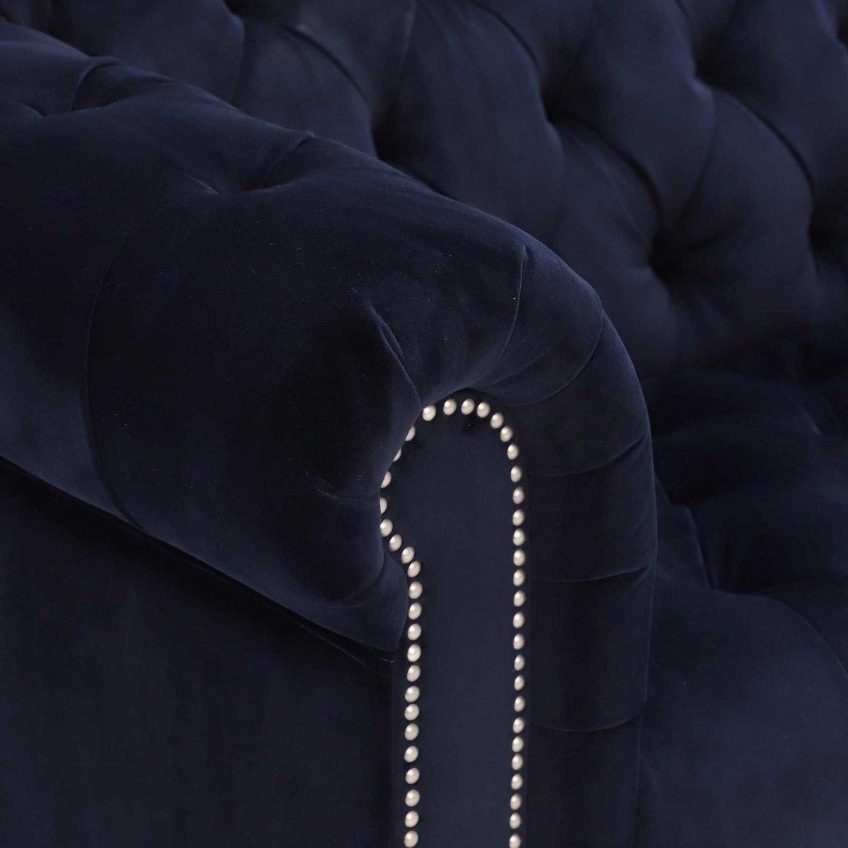 Ullswater Velvet 3 Seater Chesterfield Sofa – image 3