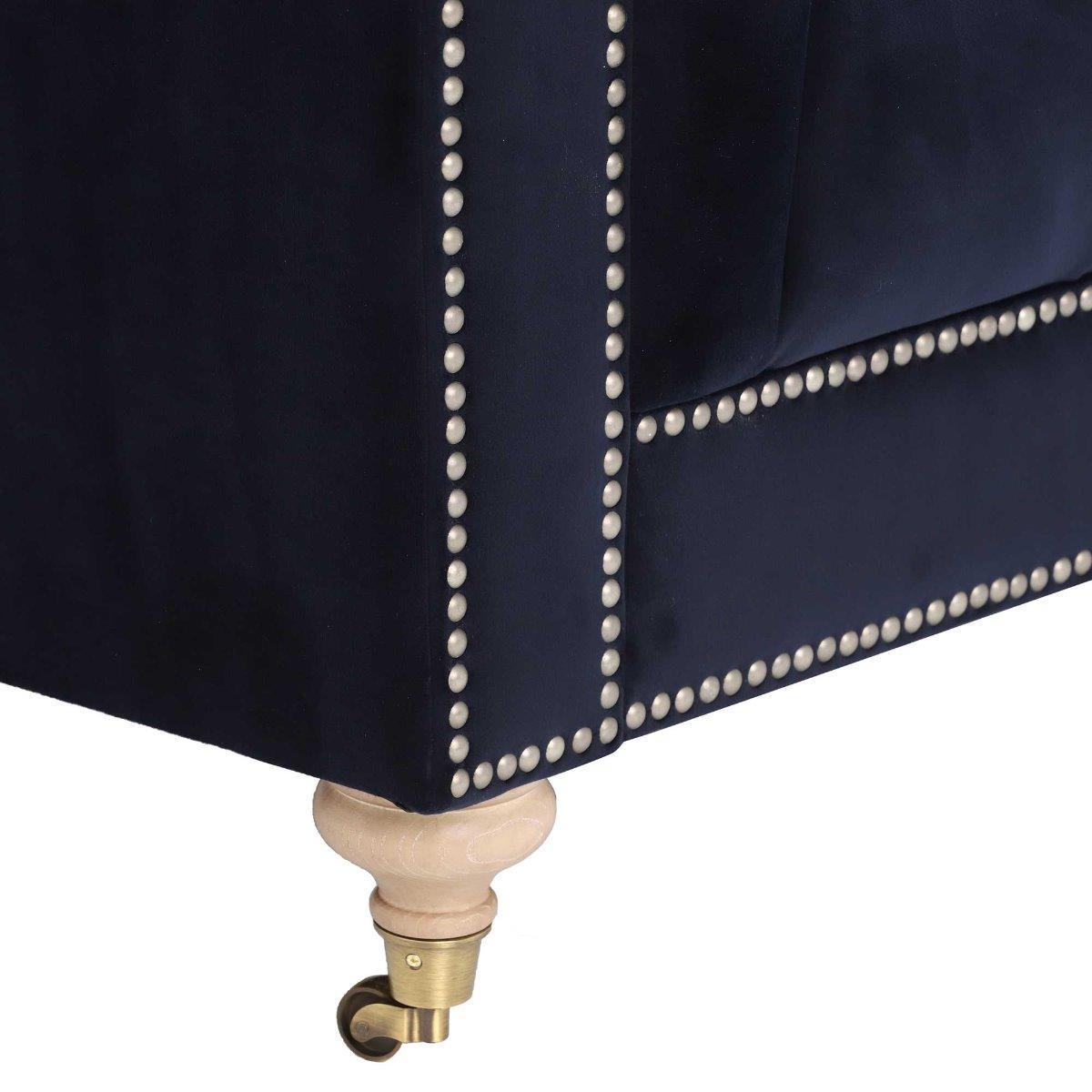 Ullswater Velvet 3 Seater Chesterfield Sofa – image 4