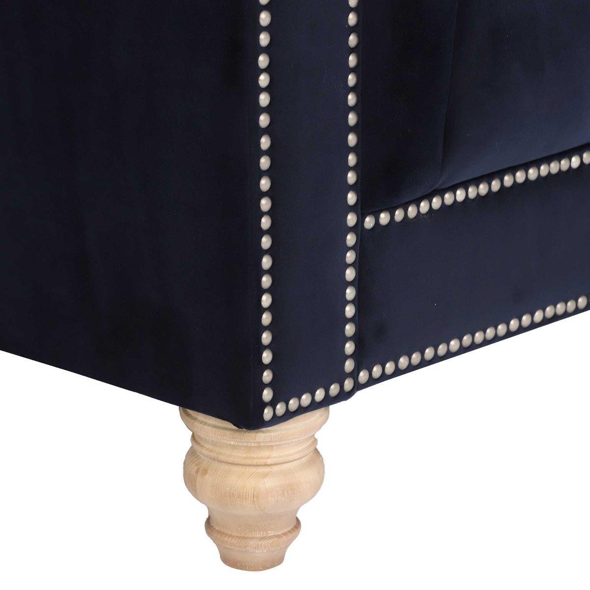 Ullswater Velvet 3 Seater Chesterfield Sofa – image 5