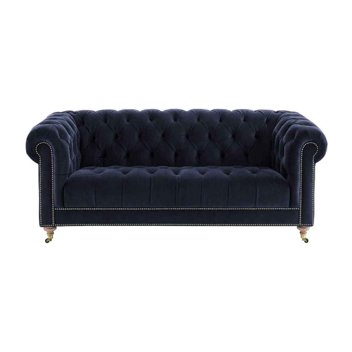 Ullswater Velvet 3 Seater Chesterfield Sofa – image 1