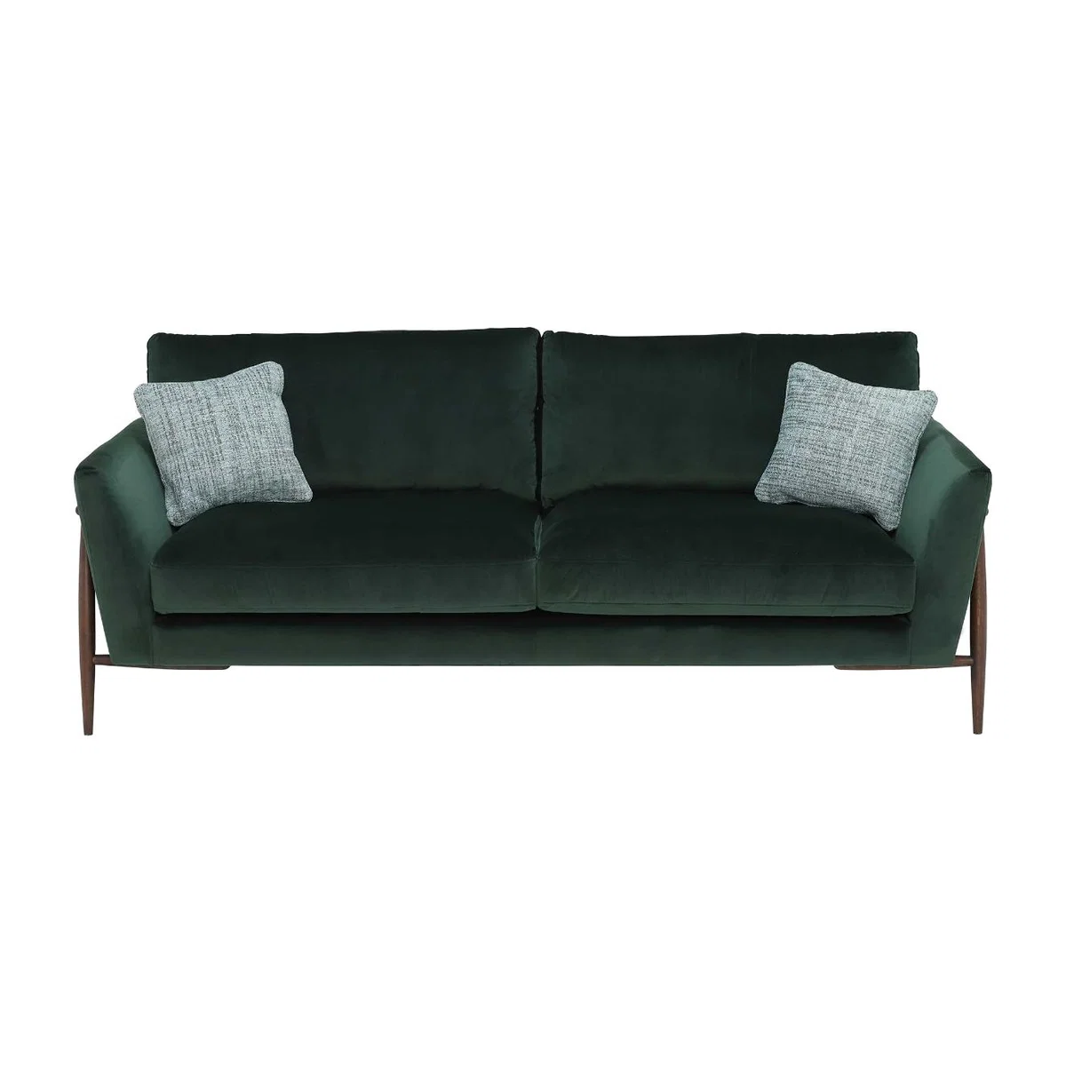 Ercol Forli Large 3 Seater Sofa, Green Velvet | Ercol