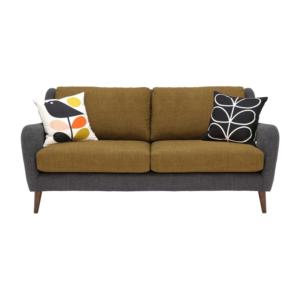 Orla Kiely Fern Large 3 Seater Sofa, Green Fabric | Barker & Stonehouse – image 1