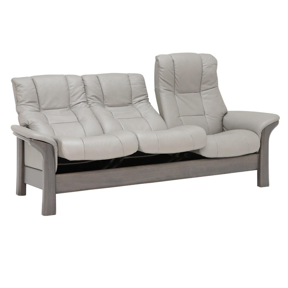Stressless Windsor High Back 3 Seater, Choice of Leather – image 4
