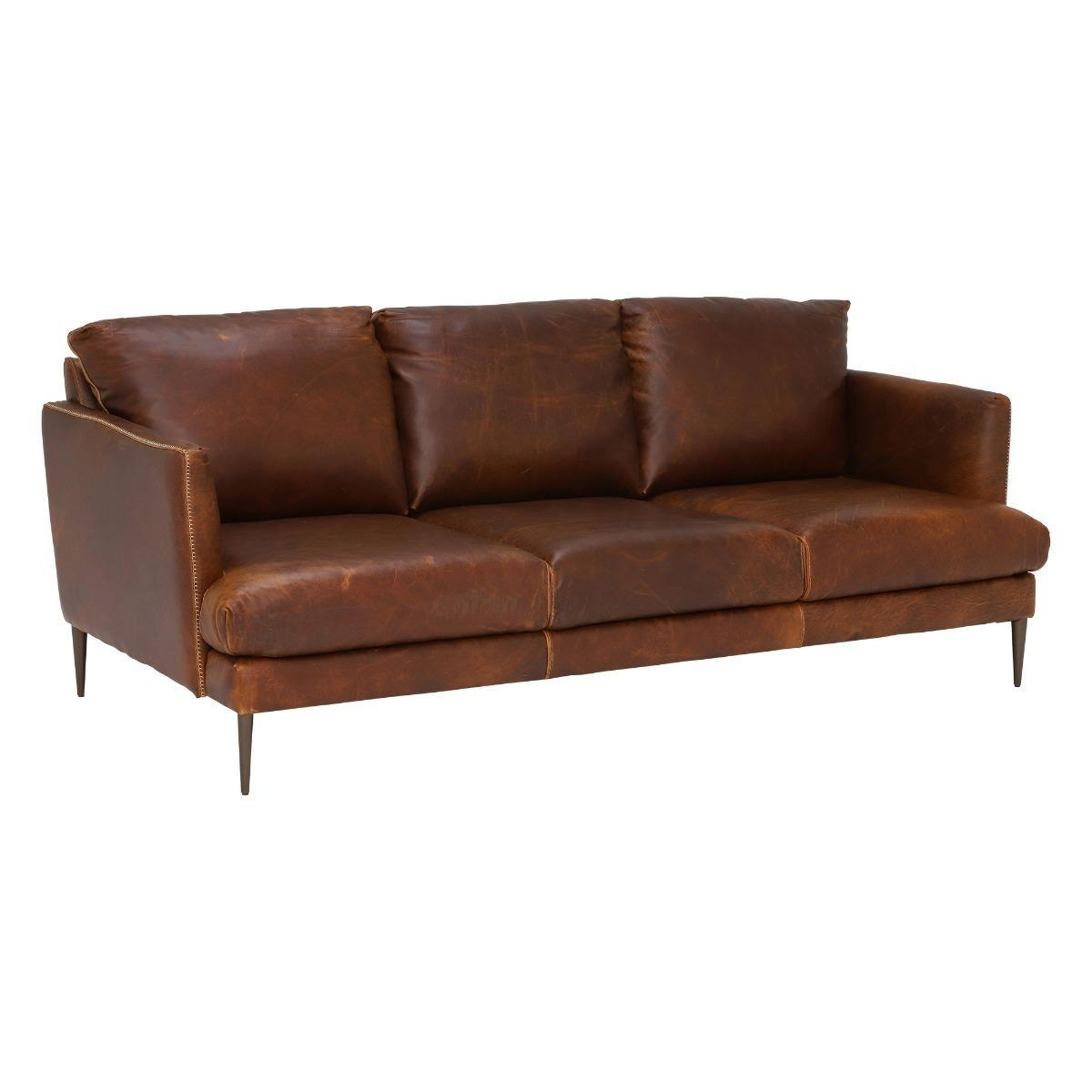 New Acacia Leather Sofa – image 3