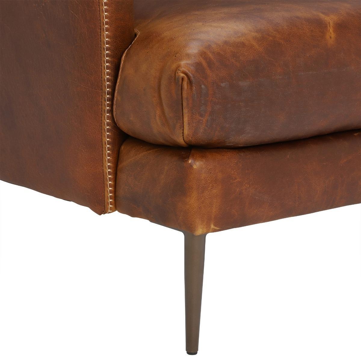 New Acacia Leather Sofa – image 5