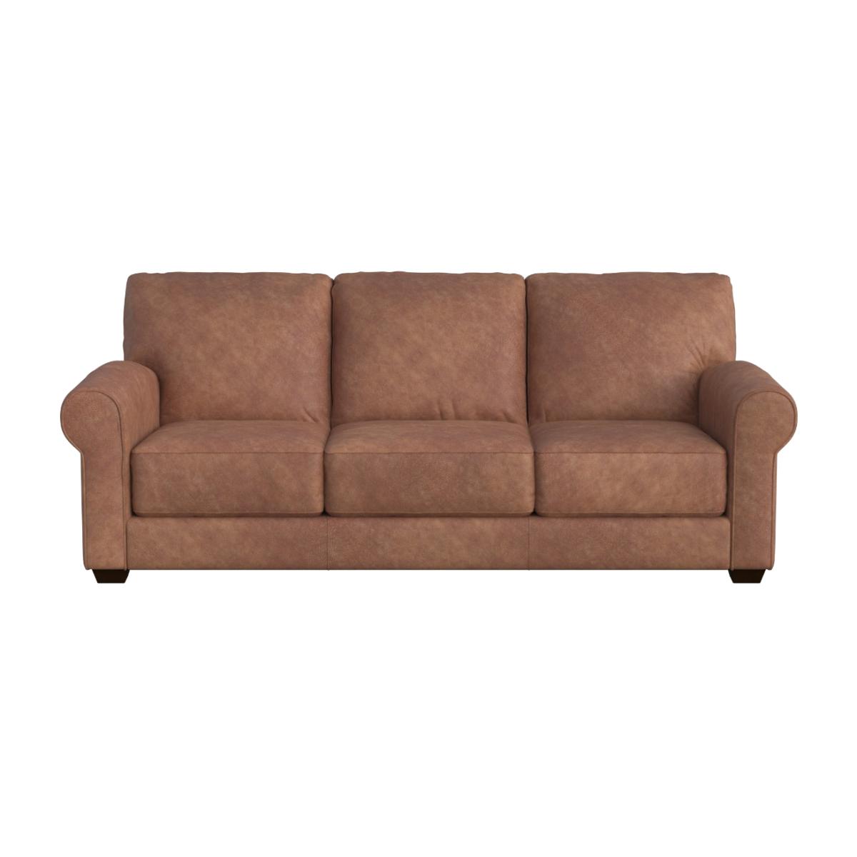 Houston 3 Seater Sofa, Brown Leather | Barker & Stonehouse – image 1