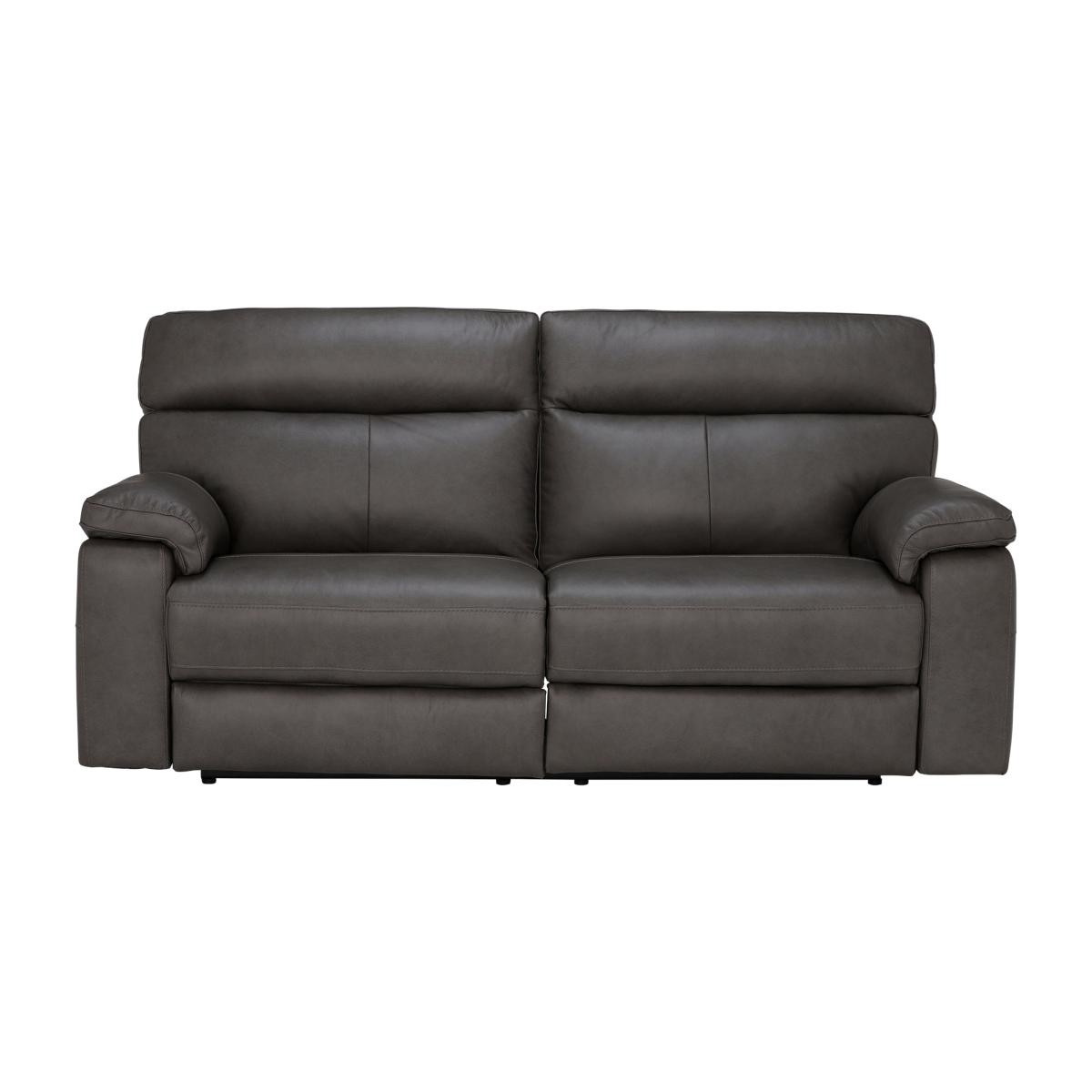 Clark 3 Seater Recliner Sofa With Power Motion Recliner Leather | Barker & Stonehouse – image 1