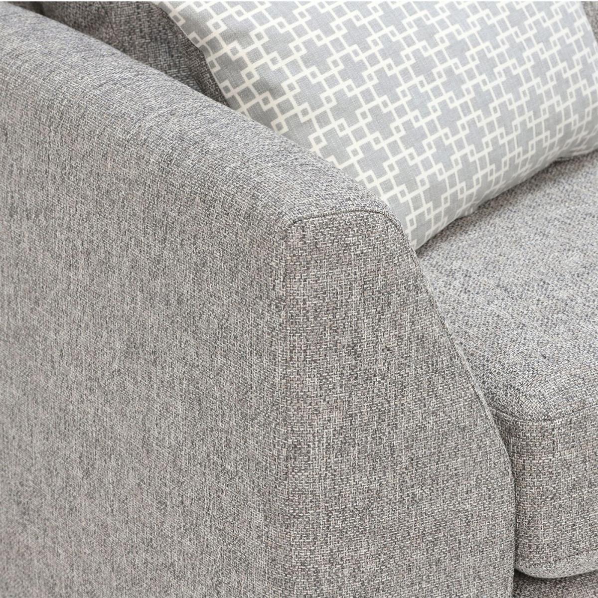 Milford 3 Seater Fabric Sofa, Grey | Barker & Stonehouse – image 4