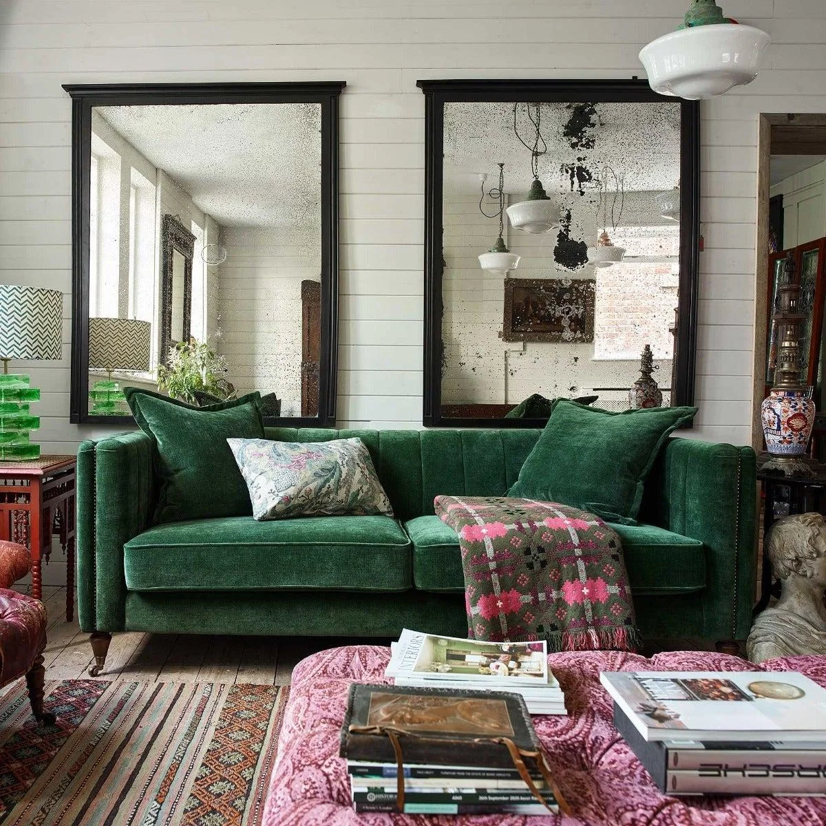 Drew Pritchard Foxley 3 Seater Sofa, Neutral Fabric | Barker & Stonehouse – image 2