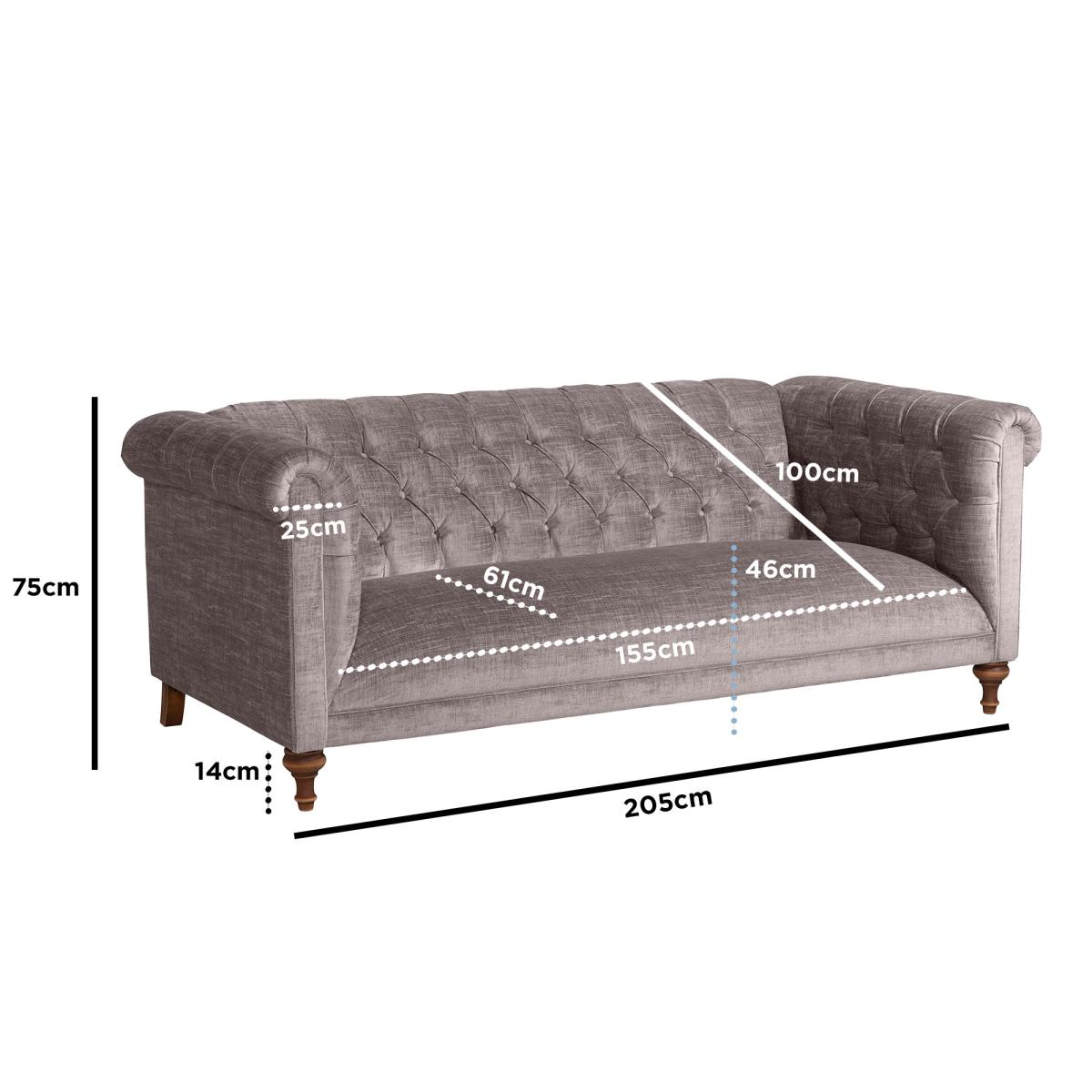 Cartmel 3 Seater Sofa Fabric | Barker & Stonehouse – image 7